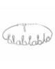 Bracelet fil lettering "BLABLABLA"