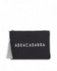 Pochette à message " ABRACADABRA" Noire et Argenté - 21,5 x 15,5 x 1 cm