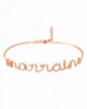 Bracelet à message "MARRAINE" Rosé