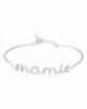 Bracelet à message "MAMIE" Argenté