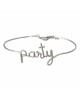 Bracelet fil lettering "PARTY"