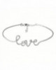 Bracelet à message "LOVE" Argenté