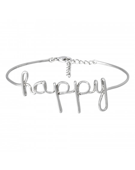 Bracelet à message HAPPY